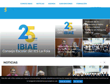 Tablet Screenshot of ibiae.com